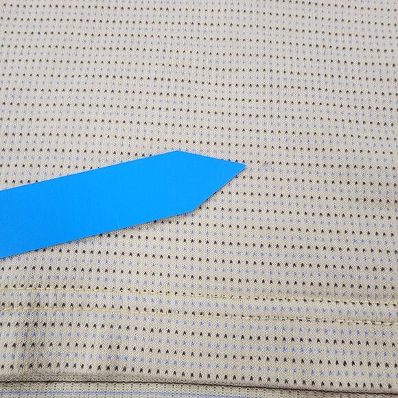 Peter Millar Shirt Men Large Yellow Micro Dot Polo Short Sleeve Performance Golf - Picture 13 of 16